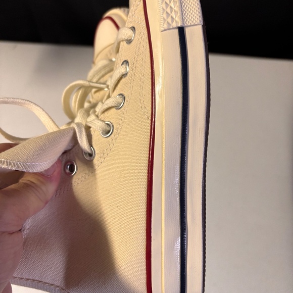 New without box canvas Converse All Stars high tops Mens 3 Womens 5 - Picture 6 of 8